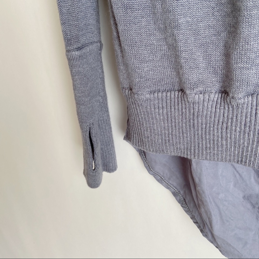 Lululemon Gray Unity Open Back Pullover - image 5